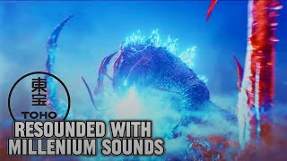 GxK Godzilla vs Scylla Scene But Resounded With Millenium Toho Sounds  Godzilla X Kong [upl. by Akinirt980]