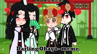 Darling Ohayo meme ft the simp and the indenial lovers read description👇 [upl. by Sardse]