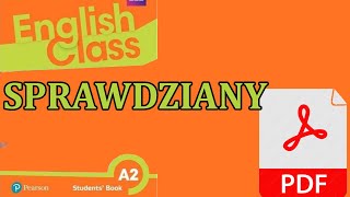 Sprawdziany English Class A2 PDF TESTY klasa 6 [upl. by Ettevy]