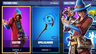 NEW WIZARD SKINS FORTNITE GAMEPLAY quotCastorquot  quotElmiraquot SKINS Fortnite Battle Royale [upl. by Kiele]