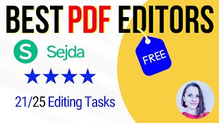 How to Use Free Sejda PDF Editor Tutorial amp Review [upl. by Avlem]