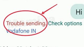 Message App What is Trouble sending Check options amp Solve This error issue  Sms not send issue [upl. by Pinter]