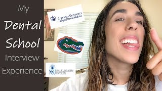 Dental School InterviewsUFColumbiaNOVA [upl. by Etat]