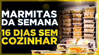 🥰🔥COMO FAZER AS MARMITAS PRA SEMANA CARDÁPIO COMPLETO FÁCIL E SAUDÁVEL [upl. by Halueb]