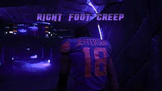 Justin jefferson higlights  Right foot creep [upl. by Eenwahs]