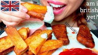 ASMR FRIED FISH AND CHIPS 🎣🍟 먹방 CRUNCHY Eating Sounds No Talking suellASMR [upl. by Ranite]