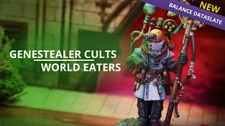 Genestealer Cults vs World Eaters  Warhammer 40k Battle Report [upl. by Lemkul]