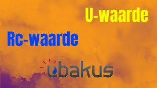 Isolatiewaarde zelf berekenen met Ubakus  tutorial Rcwaarde spouwmuur uitrekenen [upl. by Nuyh]