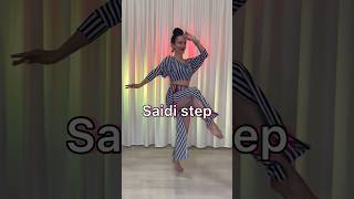 Saidi step bellydance tutorial folkdance dance [upl. by Neehs]