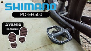 Shimano PDEH500 Hybrid Pedals  2 Years of RealWorld Testing [upl. by Angel615]