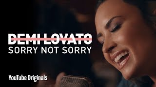 Demi Lovato  quotSorry Not Sorryquot Live in the Studio [upl. by Griffie914]