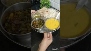 Daal Chawal food lover Mood Food Daal Chawal recipe foodie lunch thalishorts ytshorts [upl. by Oraneg]