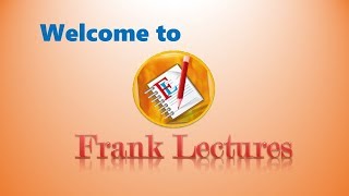 Frank Lectures Channel Trailer [upl. by Sueaddaht]