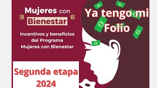 Mujeres con bienestar 2024 👧 si ya TIENES FOLIO 💲 eres la siguiente en recibir el apoyo 💳 [upl. by Anaeco]