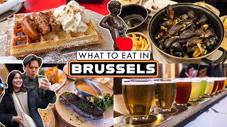 BRUSSELS FOOD GUIDE  14 Great Places to Eat [upl. by Clemence]