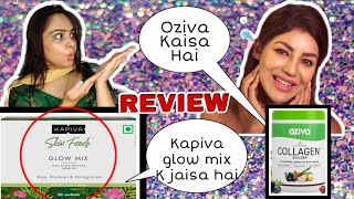 Review Kapiva Skin Glow Se Alag Kyu Hai Oziva Plant Collagen  Any Side effects 🤔 DebinaDecodes [upl. by Baniaz740]