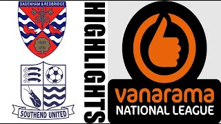 Southend United 22 Dagenham amp Redbridge Highlights amp Goals  National League 20242025 [upl. by Esemaj]