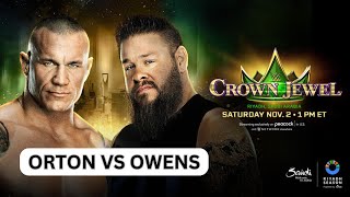 Kevin Owens VS Randy Orton At Crown Jewel 2024 Match Card Prediction Highlights [upl. by Hakeem956]