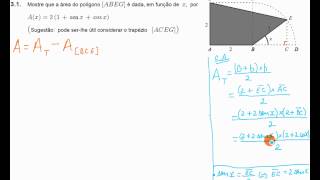 Exercício Trigonometria Exame Nacional Matemática 12º Ano [upl. by Nageek]