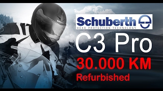 Schuberth C3 Pro  30000 Kilometer  Refurbished  Deutsch  German  Test amp Review [upl. by Donalt481]