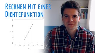 Wie bestimmt man die Verteilungsfunktion den Median und den Erwartungswert einer Dichtefunktion 💭 [upl. by Enisaj]