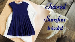 Sarafan tricotat  TUTORIAL [upl. by Ajtak395]