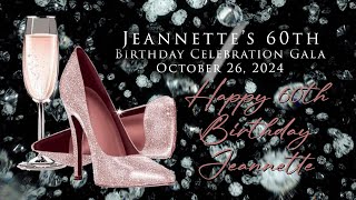 Jannettes 60th Birthday Celebration Gala 2024 [upl. by Niledam]