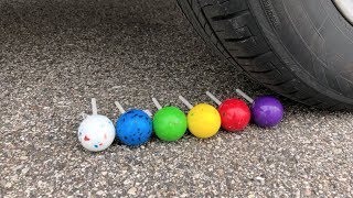 EXPERIMENT CAR VS JAWBREAKERS CANDY [upl. by Hein]