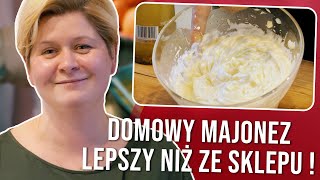 JAK W 5 MINUT ZROBIĆ DOMOWY MAJONEZ [upl. by Fanechka311]