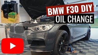 F30 Oil Change DIY  BMW 335i [upl. by Maitilde]