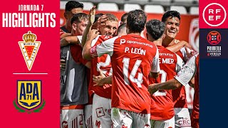 Resumen PrimeraFederación  Real Murcia CF 31 AD Alcorcón  Jornada 7  Temporada 202425 [upl. by Sophi]