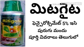 mitigate insecticide full details in telugu by httpswwwyoutubecomcinnovativefarmingtelugu [upl. by Anitra]