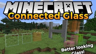 Connected glass in pocket edition  mcpe mod  mrgold [upl. by Ambrogio]