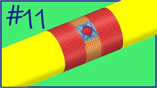 ANSYS SpaceClaim Meshing  How to generate a high quality mesh for a pipe segment with hole [upl. by Canica]