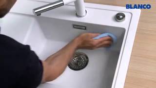 How to clean and care for a BLANCO SILGRANIT PuraDur sink [upl. by Ainuj]