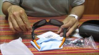 Gafas de sol con cámara grabadora de vídeo digital Modelo HD1080P Unboxing GearBest [upl. by Aneehta]