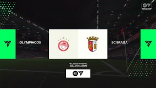 EA Sports FC 24  Olympiakos Piräus vs Braga  UEFA Europa League  Gameplay PS5 [upl. by Emawk]