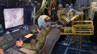 US Combat Crew Demolish Ground Targets From Feared AC130 in the Air [upl. by Tra]