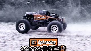 HPI SAVAGE XL OCTANE  RUNNING [upl. by Damaris]