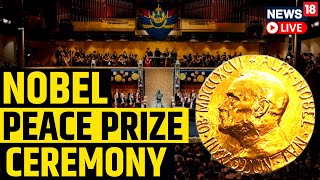 Nobel Peace Prize Award Ceremony 2022  First Nobel Prize Ceremony Since The Pandemic Underway [upl. by Parry]