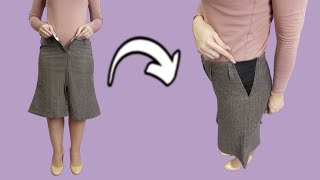 How to make a skirt wider at the waist in 10 minutes [upl. by Knutson]