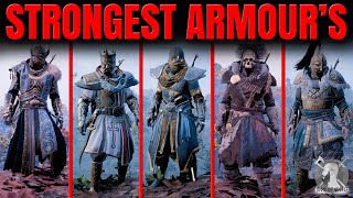 Assassins Creed Valhalla  The STRONGEST ARMOURS and How to Get Them [upl. by Connett]