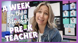 WEEK IN MY TEACHER LIFE  Vlog  PreK Teacher Weekly Vlog [upl. by Nemracledairam101]