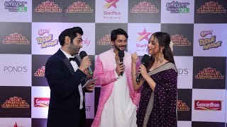 Star Parivaar Awards 2024  Aman Aur Anjali Ke Mazedaar SawaalJawaab [upl. by Rednave]