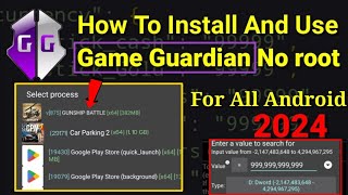 How To Install And Use Game Guardian in KGO Multi Space No Root Any Android  2024 [upl. by Gracia]