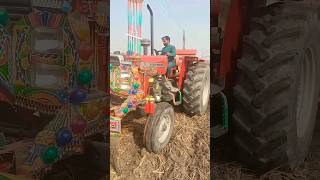 385 tractor powerful brand foryou automobile shortvideo [upl. by Joiner]