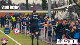 Spannendes Stadt Derby Platzsturm nach dem Spiel Qualle pfeift 10 [upl. by Babbette]