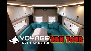 Rear Lounge Conversion on Peugeot Boxer L4H2 Motorhome Van Tour [upl. by Hiett]