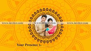 Online Wedding Video Invitation  Create amp Download in just 30 mins  Invitercom [upl. by Seumas]