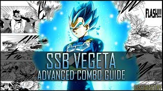 Xenoverse 2 SSB Vegeta Advanced Combo Guide  Elite Saiyan Combos [upl. by Ical]